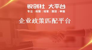 企業(yè)政策匹配平臺獎(jiǎng)補(bǔ)政策