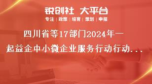 四川省等17部門2024年一起益企中小微企業(yè)服務(wù)行動(dòng)行動(dòng)內(nèi)容獎(jiǎng)補(bǔ)政策